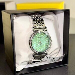 Invicta Wildflower Women’s Watch 32mm Stainless Steel – Green Dial (69292) NWT